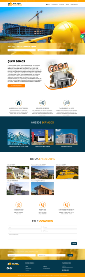 Site Institucional em PHP Tema Construção - Imagem 2
